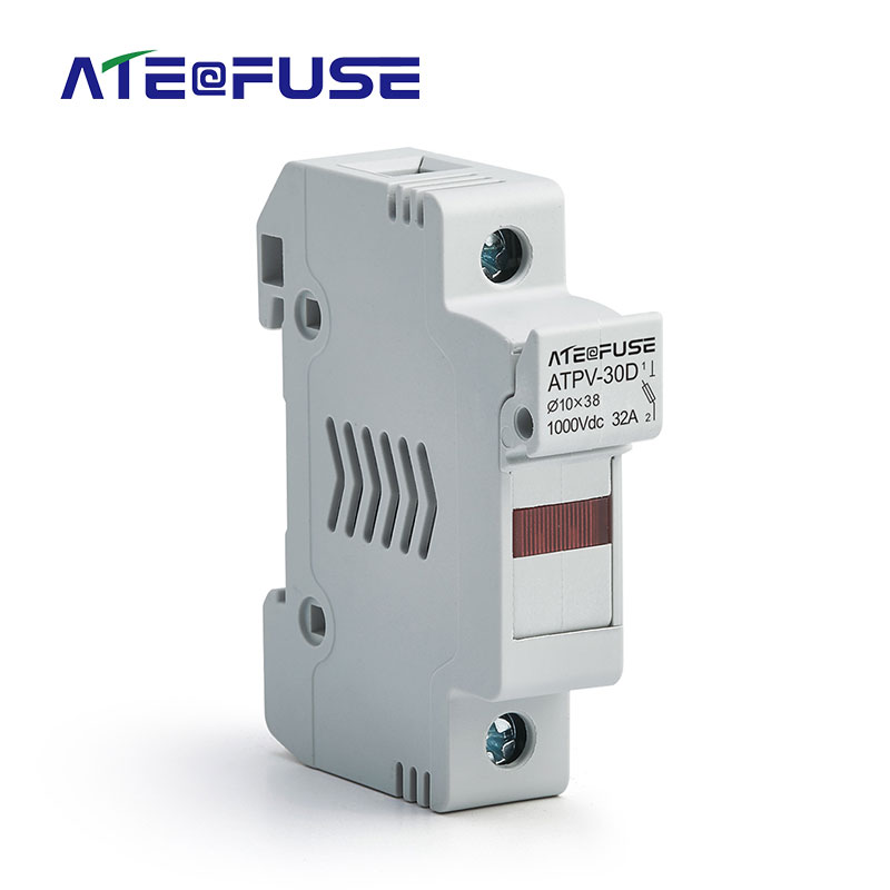 ATPV-30D 1000VDC 10x38mm PV Fuse Holder With Indicator
