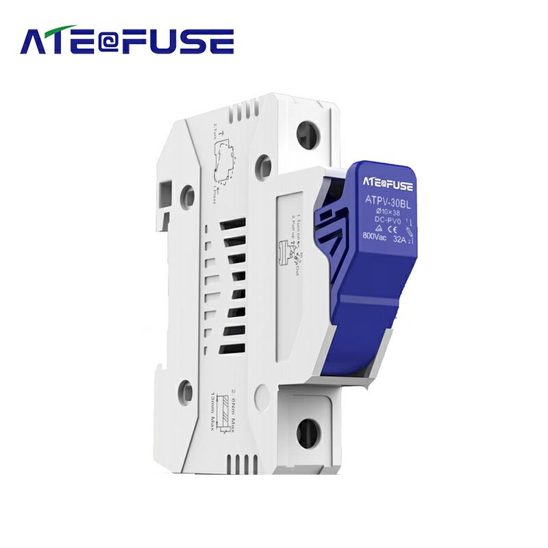 ATPV-30D 800VAC Fuse Base 10x38mm PV Fuse Holder